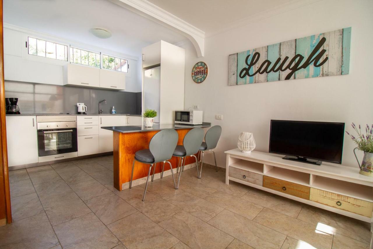 Flatguest Pr Beach - Terrace + Garden + 24H Mogan Bagian luar foto
